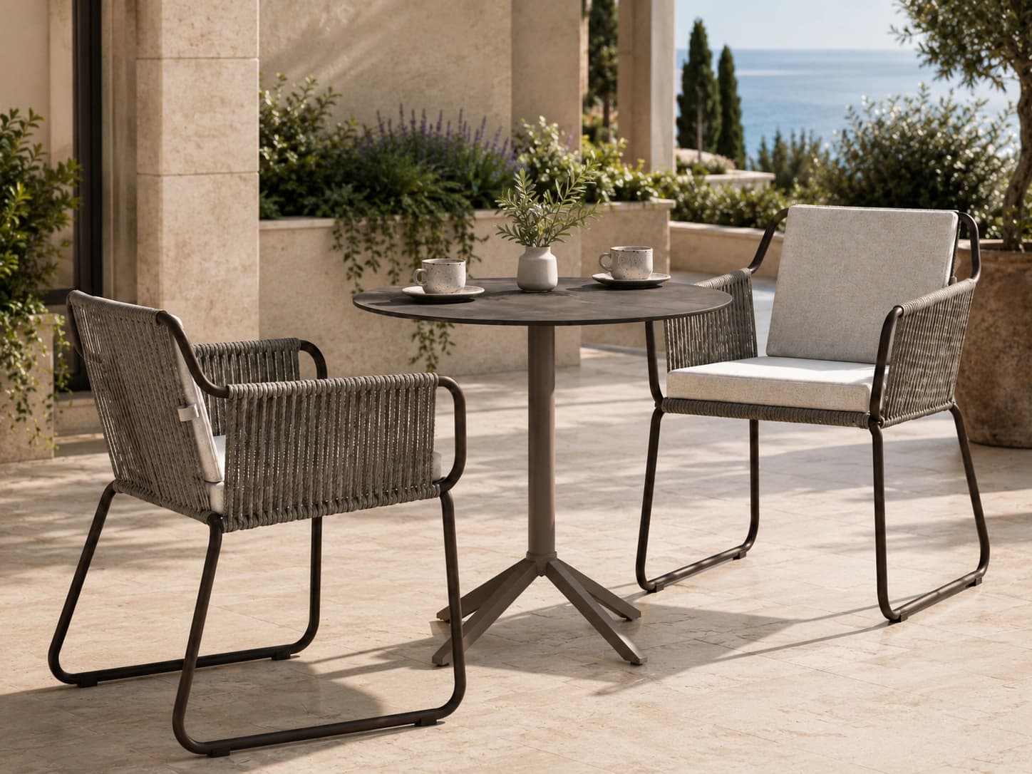 Ensemble Terrasse Compact en Aluminium - Image 1